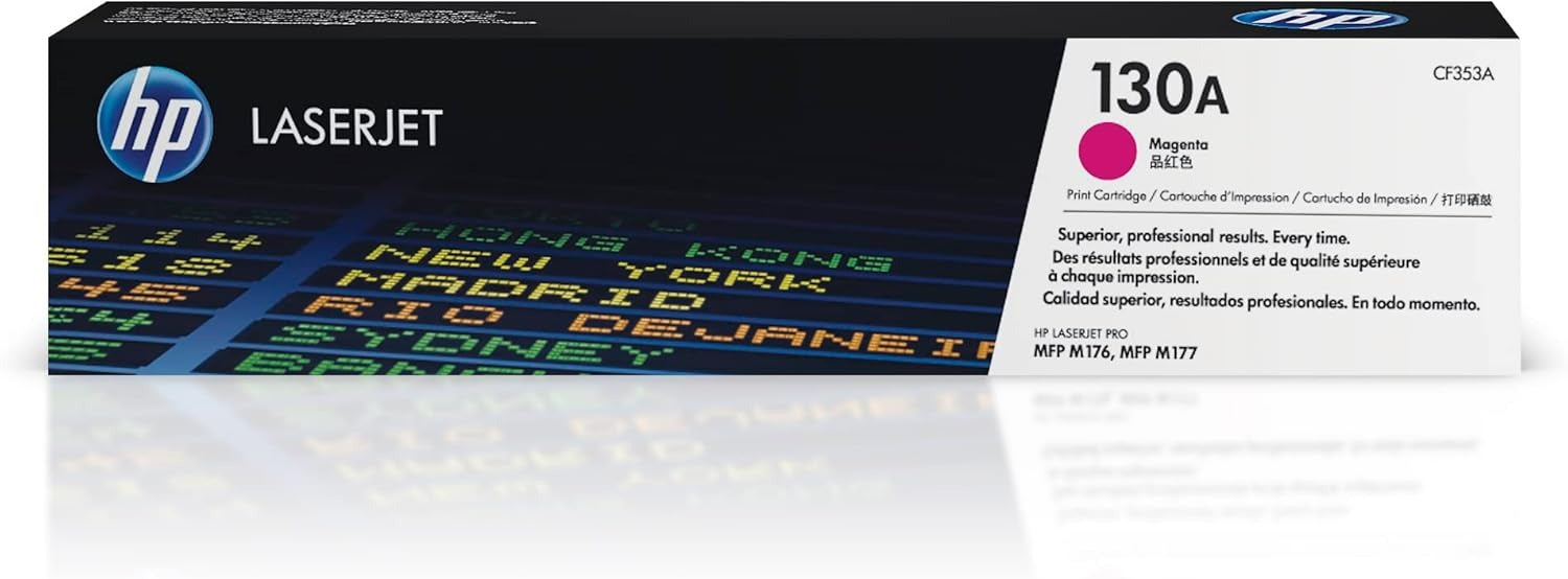 HP 130A Toner Set 4-Pack CF350A for LaserJet Pro M176n M177fw | NEW Elite Toner Supply