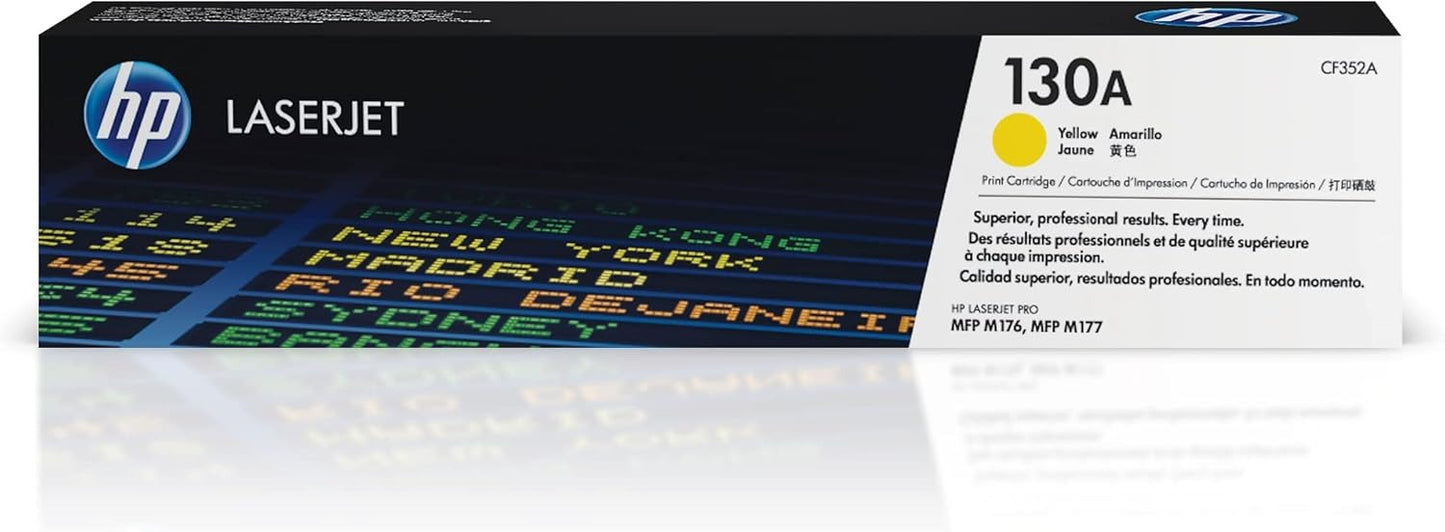 HP 130A Toner Set 4-Pack CF350A for LaserJet Pro M176n M177fw | NEW Elite Toner Supply