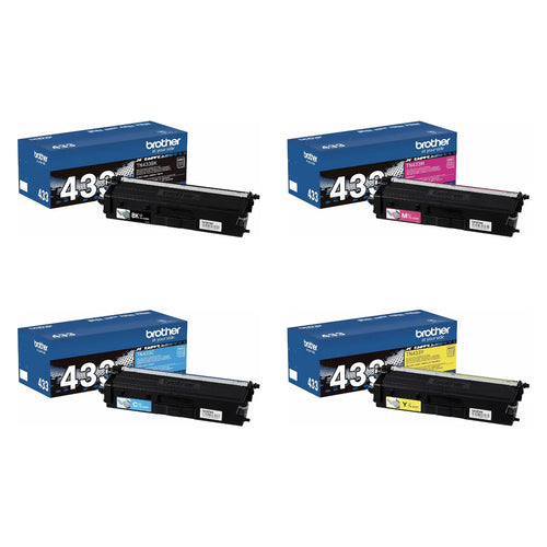 Brother Tn-433 Toner Set Cartridge My Store