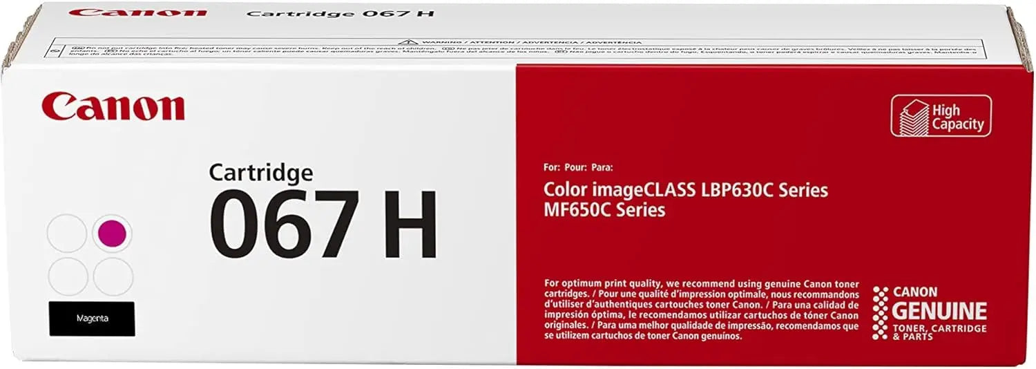 Canon 067H Toner Set Cartridge High Yield Elite Toner Supply