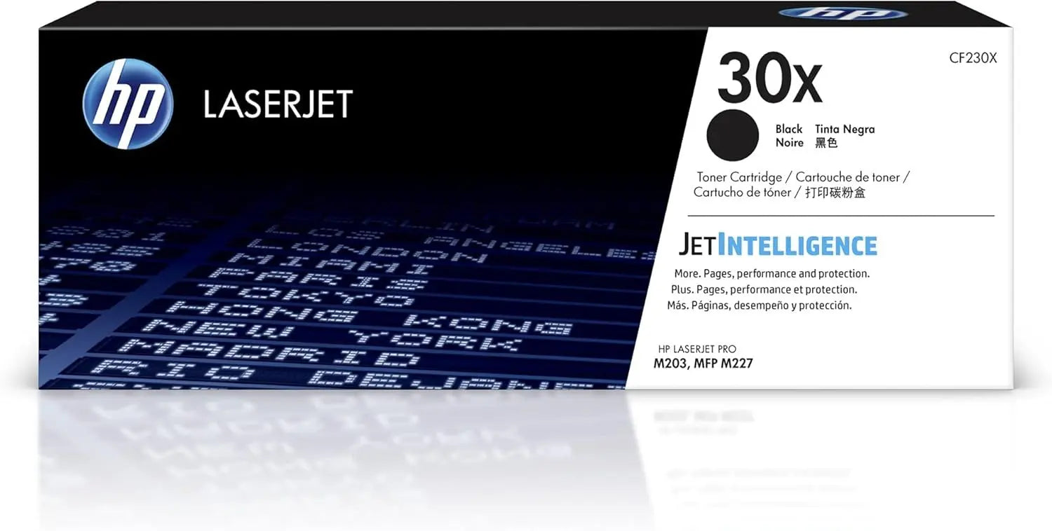 HP 30X Toner Black CF230X for LaserJet Pro M203dw M227fdw High-Yield Elite Toner Supply