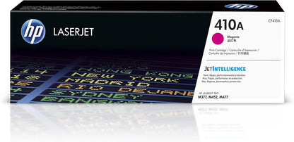 HP 410A Toner Set | Black Cyan Yellow Magenta | CF410A-CF413A for Laser Printer M452 M477 Elite Toner Supply