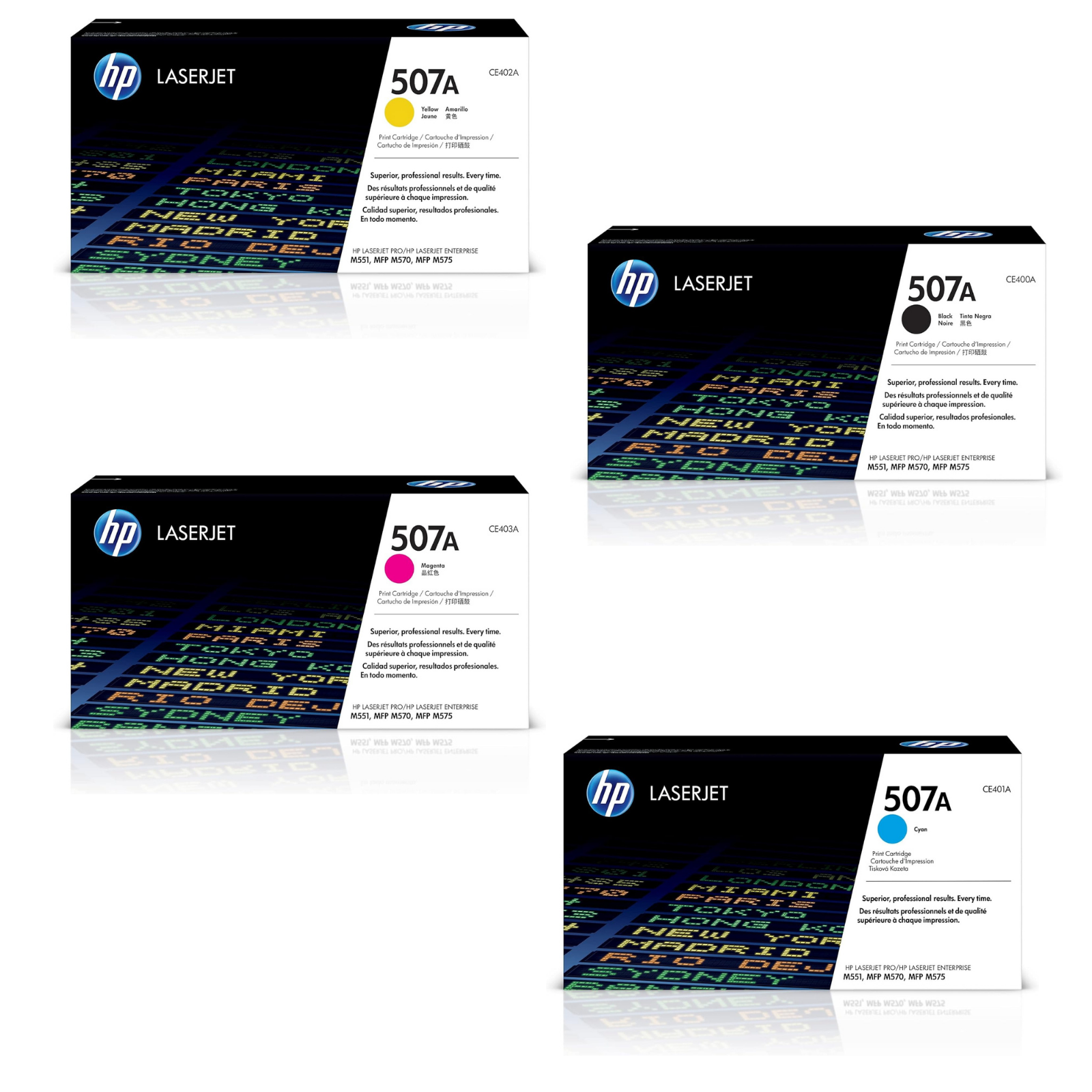 HP 507A Toner Set | Genuine 4-Pack | Elite Toner Supply Elite Toner Supply