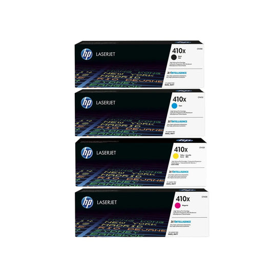 HP 410X Toner Carrtidges Black Cyan Yellow Magenta Laserjet Elite Toner Supply